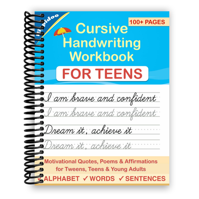 Cursive Handwriting Workbook for Teens (Spiral Bound)