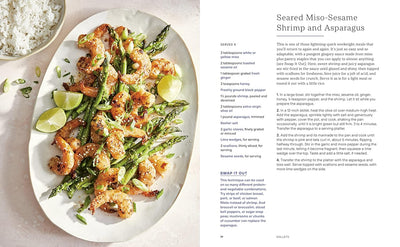 Seared Miso-Sesame Shrimp and Asparagus