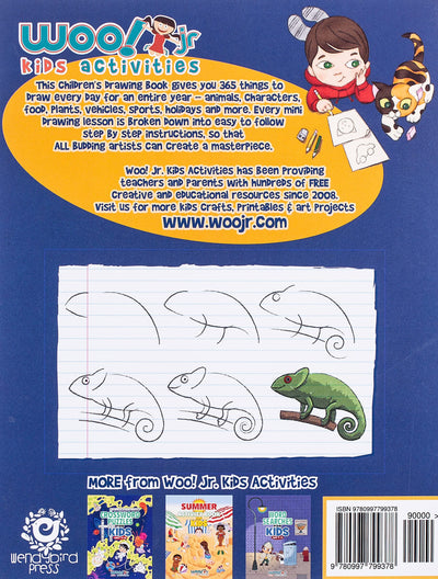 Back Cover of The Drawing Book for Kids