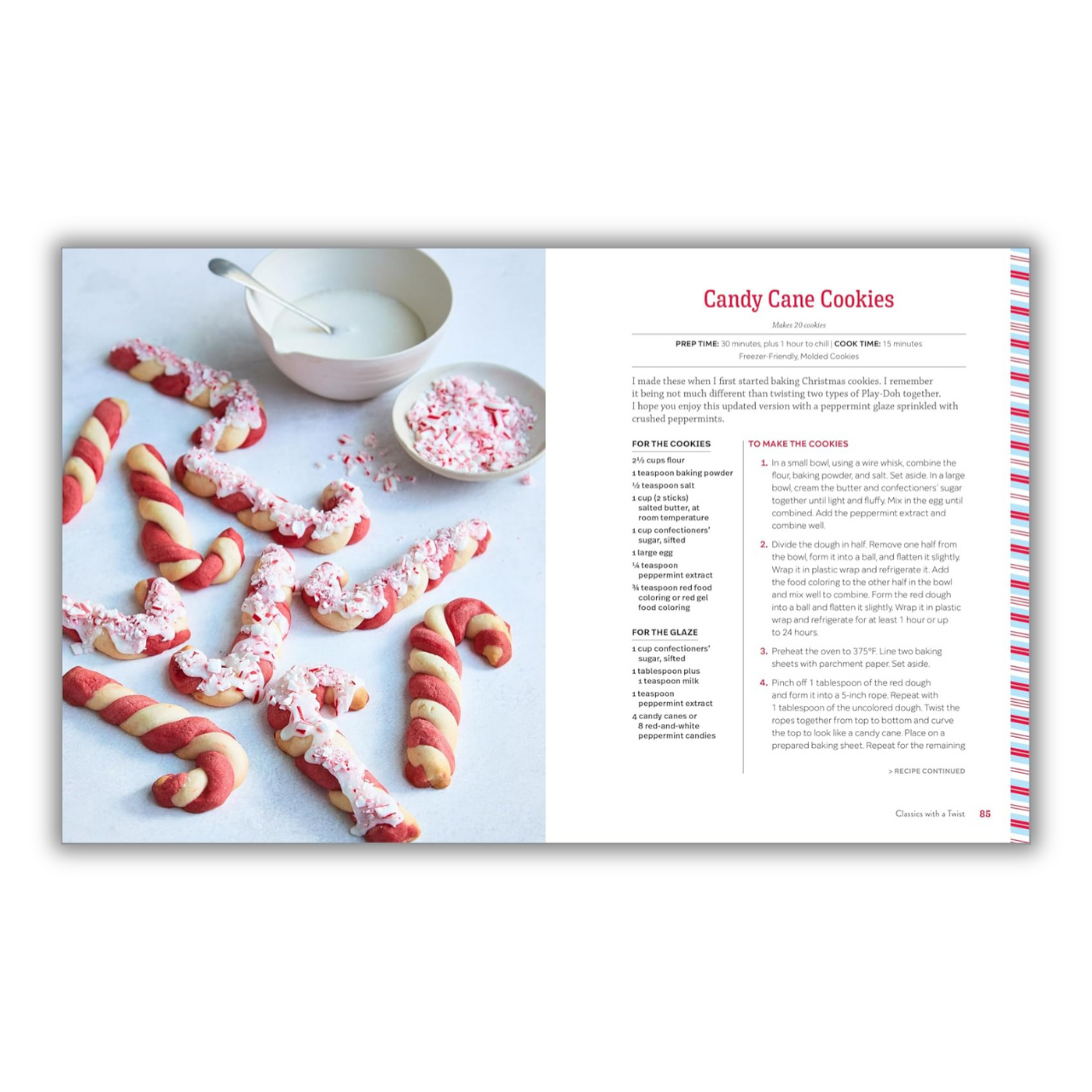 Page 85: Candy Cane Cookies