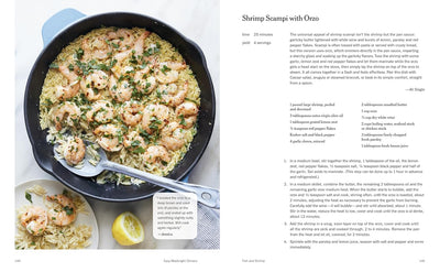 Pages 144 to 145: Shrimp Scampi with Orzo