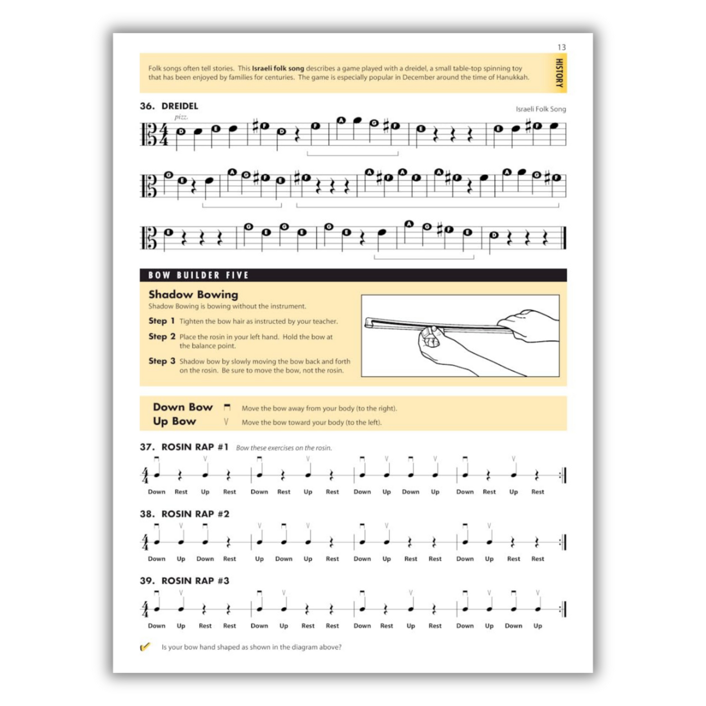 Page 13: Driedel, Rosin Rap #1, #2, and #3