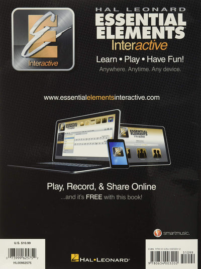 Back cover of Essential Elements 2000