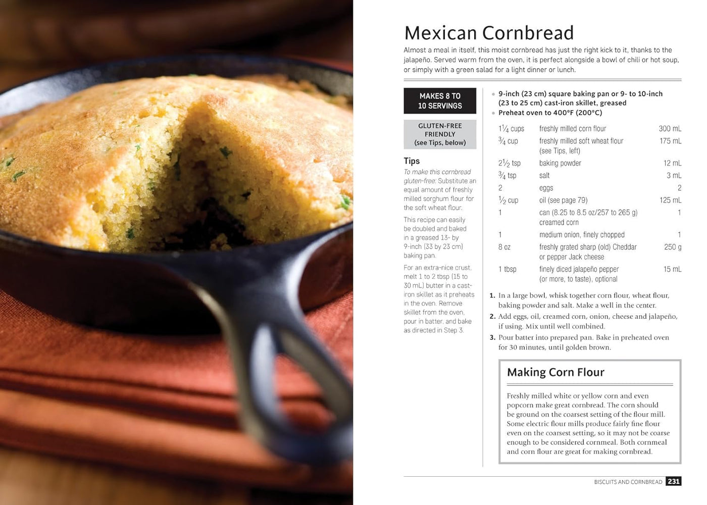 Page 231: Mexican Cornbread