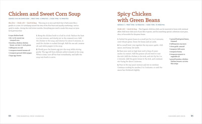Chicken and Sweet Corn Soup & Spicy Chicken with Green Beans