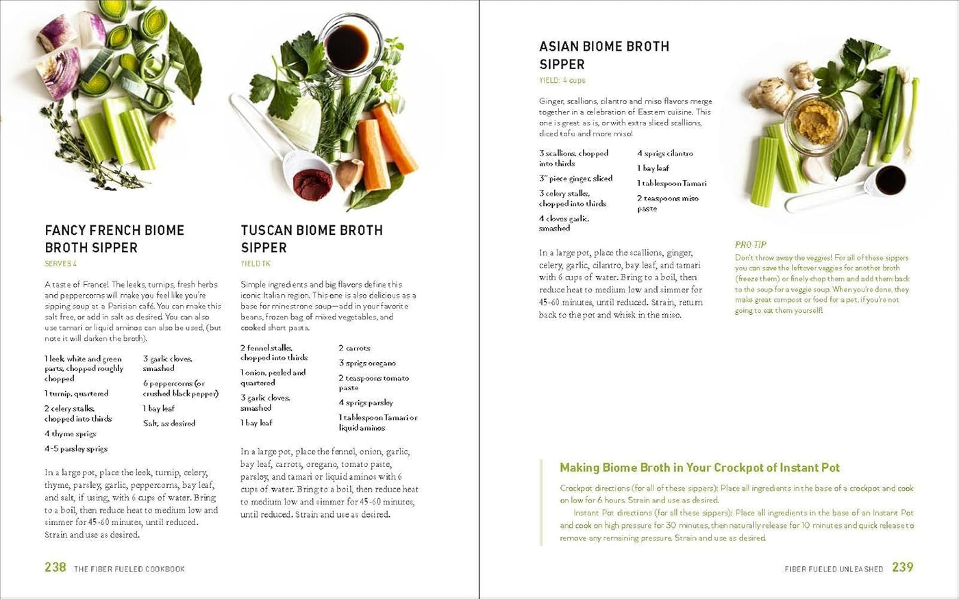 Biome Broth Sippers (French, Tuscan, and Asian) 