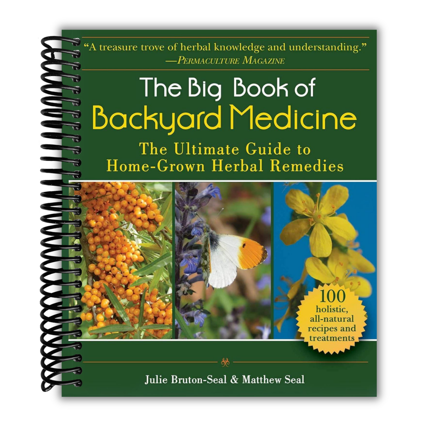 The Natural Healing Handbook – Spiral-Bound Herbal Remedies & Wellness Recipes, 2025 First Edition