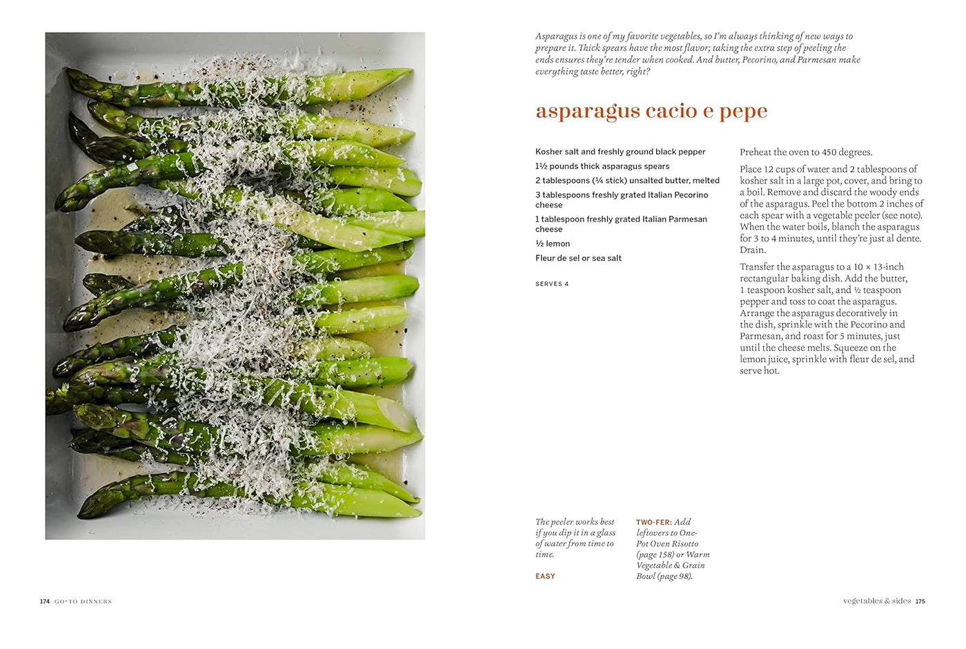 Asparagus Cacio e Pepe