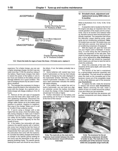Chapter 1 (Drivebelt check, adjustment, and replacement)