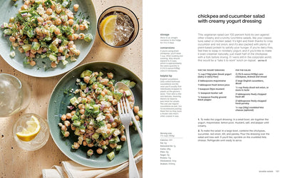 Chickpea and Cucumber Salad with Creamy Yogurt Dressing