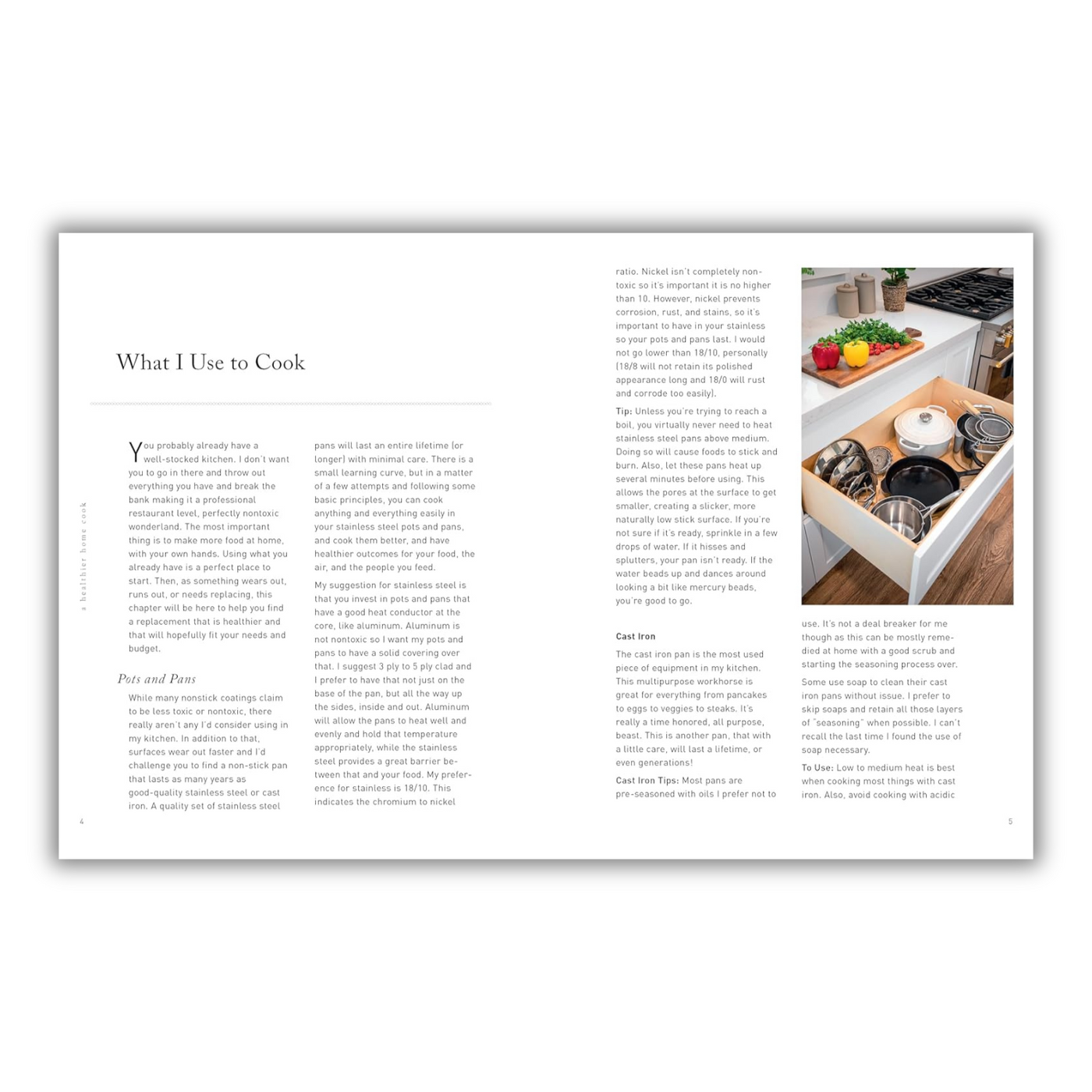 inside page of A Healthier Home Cook