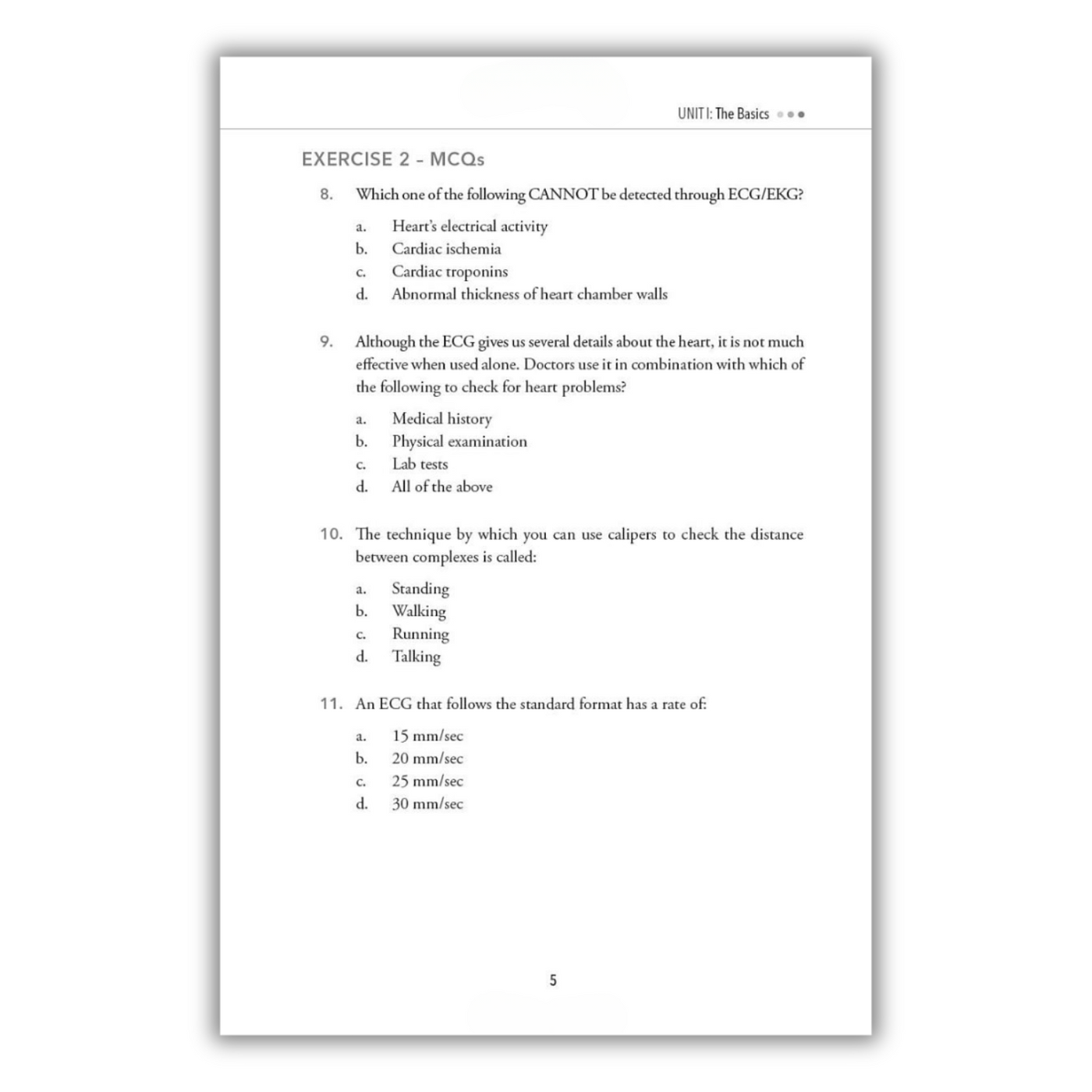 inside page of EKG/ECG Interpretation