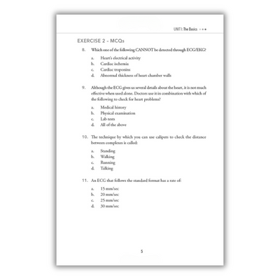 inside page of EKG/ECG Interpretation