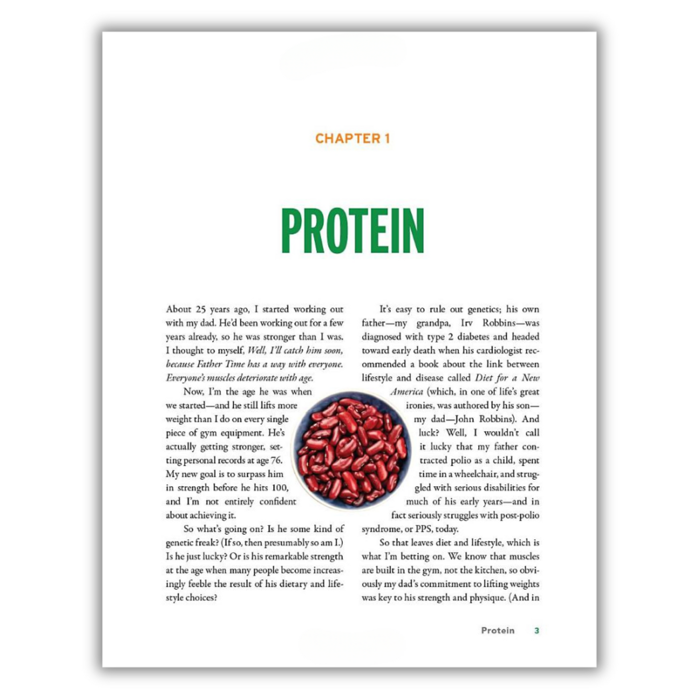 inside page of Powered by Plants