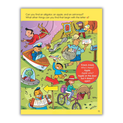 inside page of Preschool Big Fun Workbook