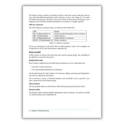 Page 4: Data Model and Data Schema