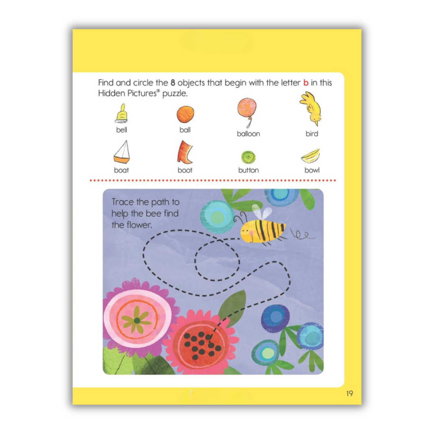 inside page of Preschool Big Fun Workbook