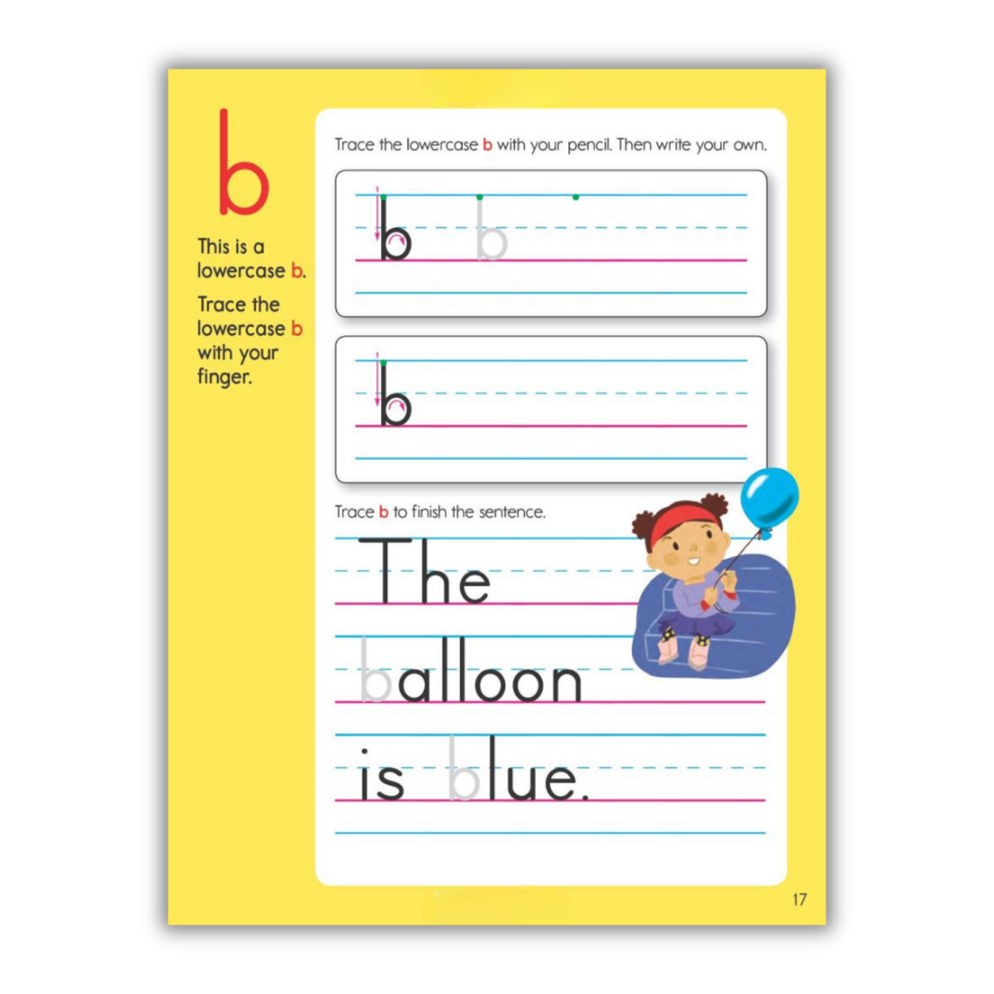 inside page of Preschool Big Fun Workbook