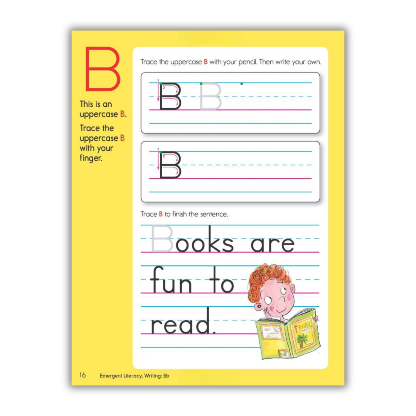 inside page of Preschool Big Fun Workbook