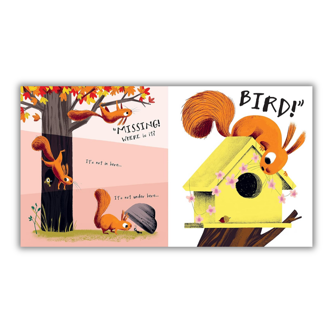 Page showing that a leaf is missing