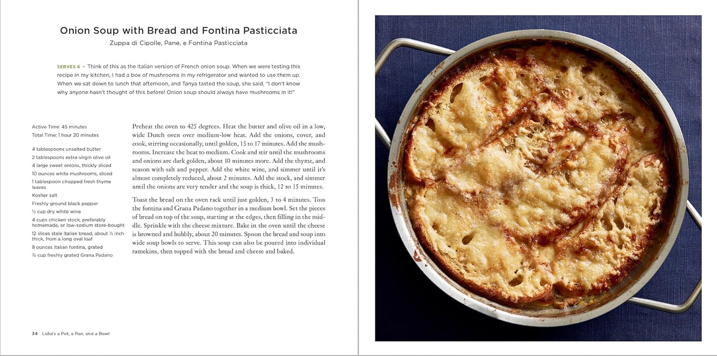 Onion Soup with Bread and Fontina Pasticciata