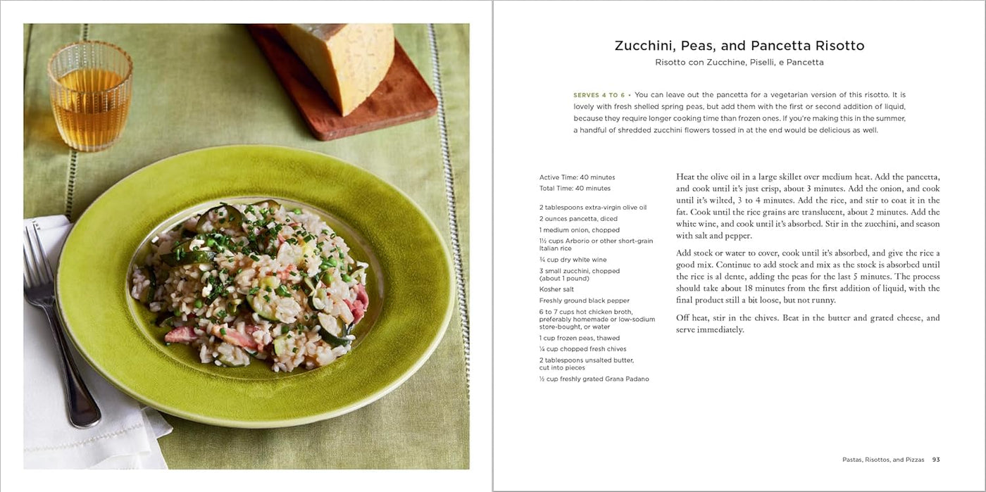 Zucchini, Peas, and Pancetta Risotto