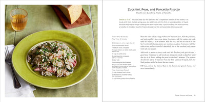 Zucchini, Peas, and Pancetta Risotto