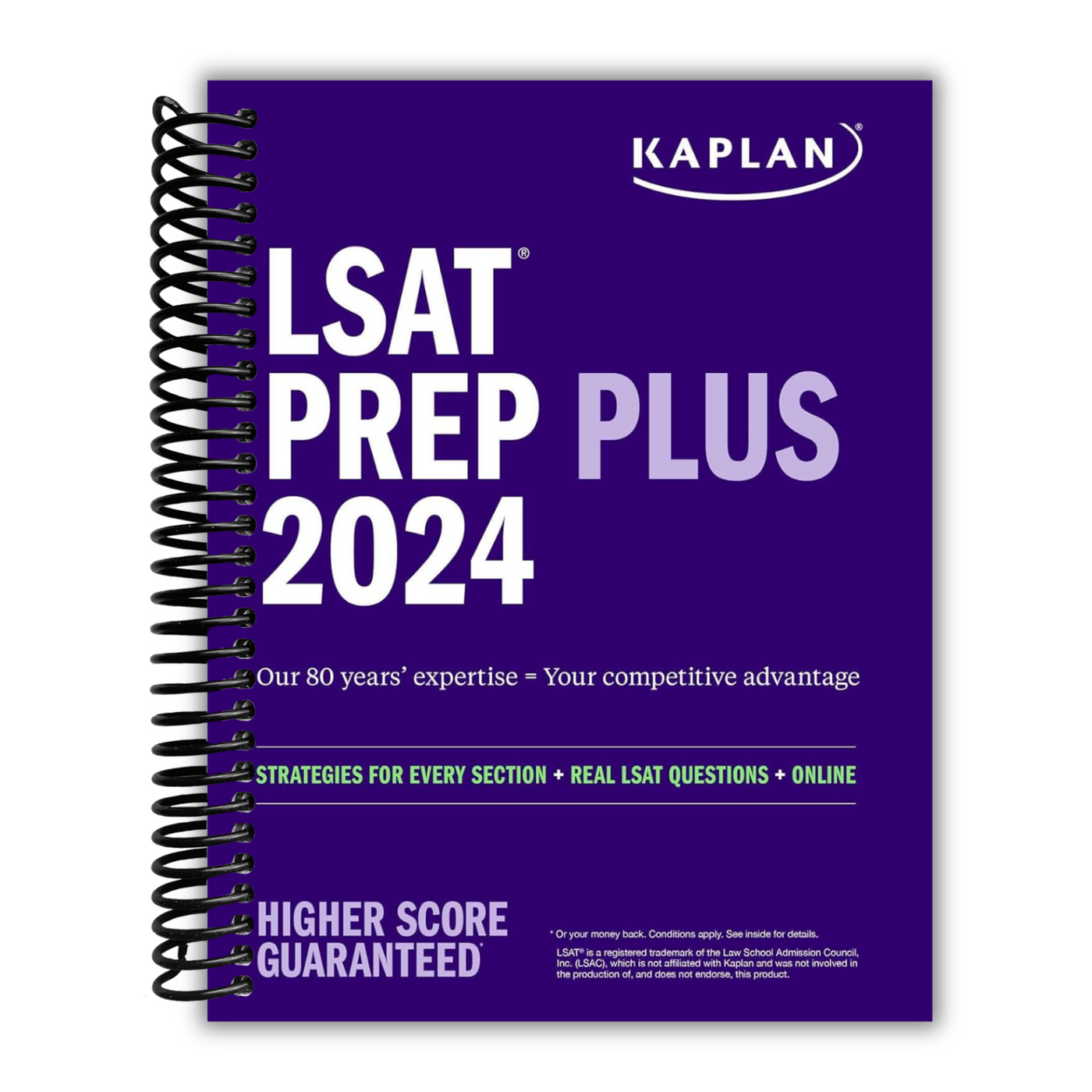 Front cover of the LSAT Prep Plus 2024