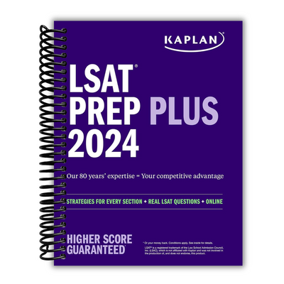 Front cover of the LSAT Prep Plus 2024