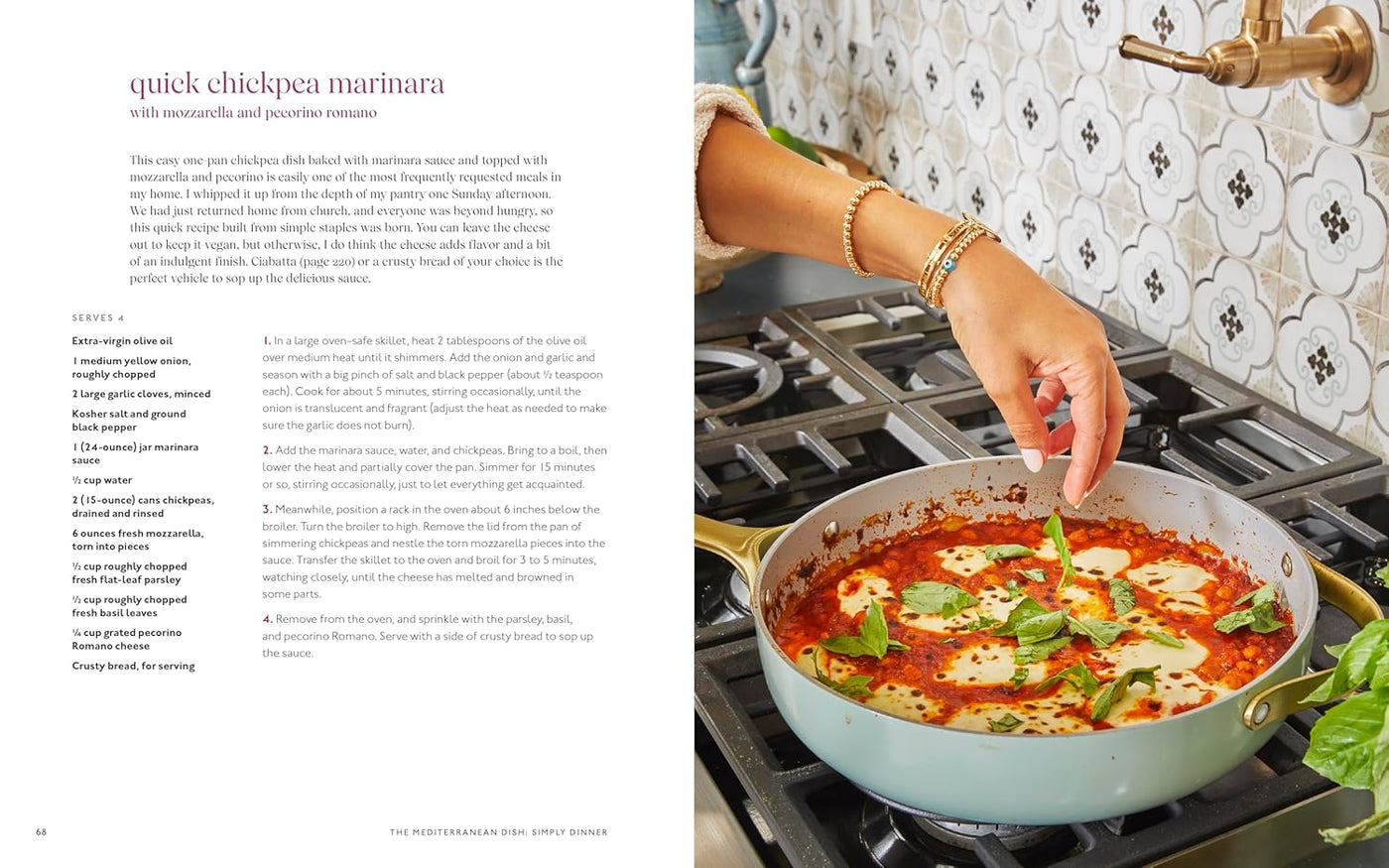 Page 68: Quick Chickpea Marinara