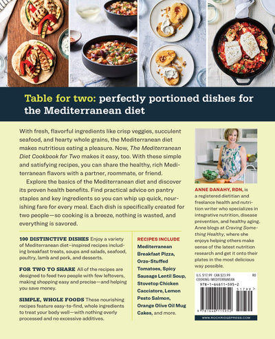 The Mediterranean Diet Cookbook for Two: 100 Perfectly Portioned Recipes for Healthy Eating (Spiral Bound)