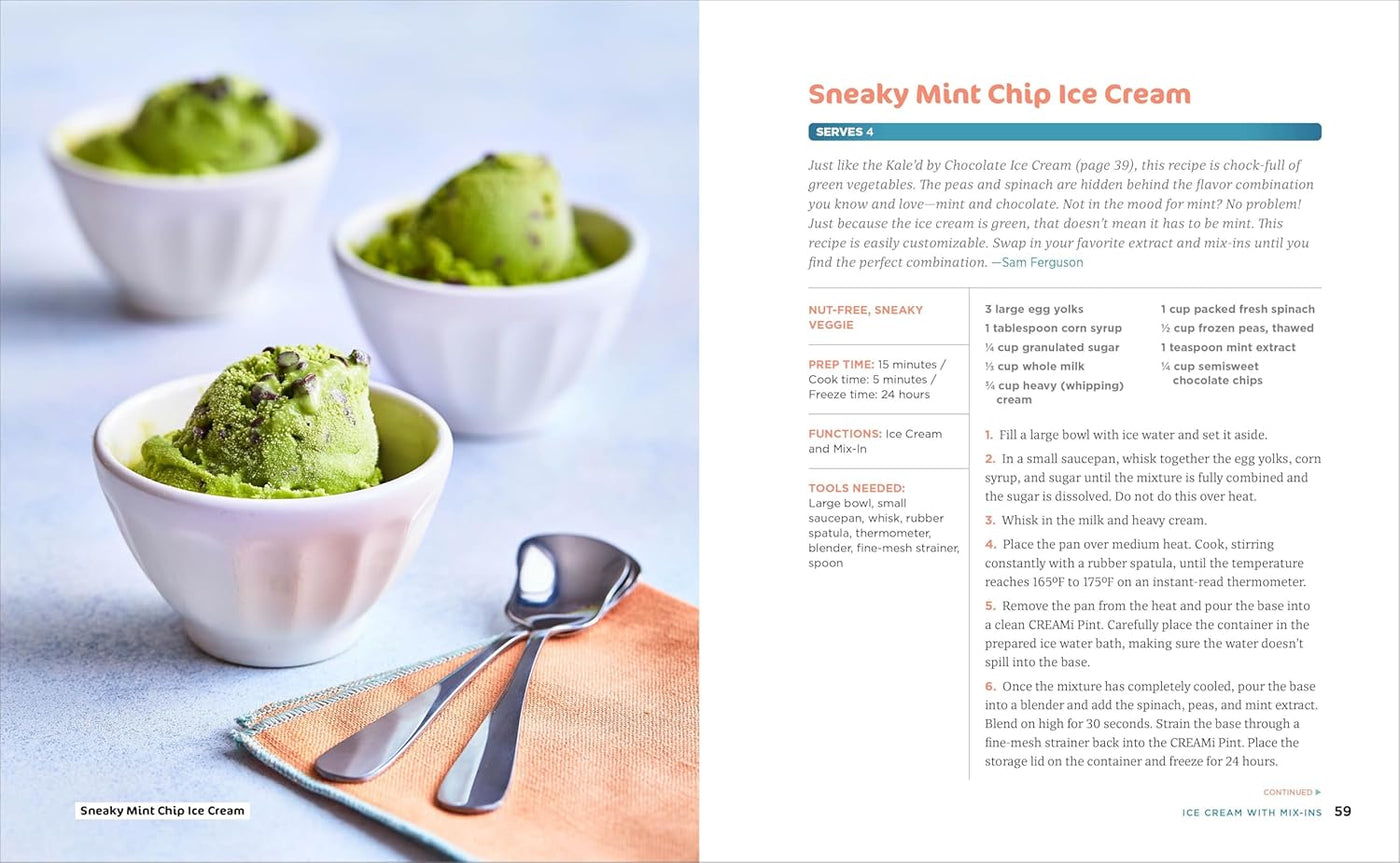 Page 59: Sneaky Mint Chip Ice Cream