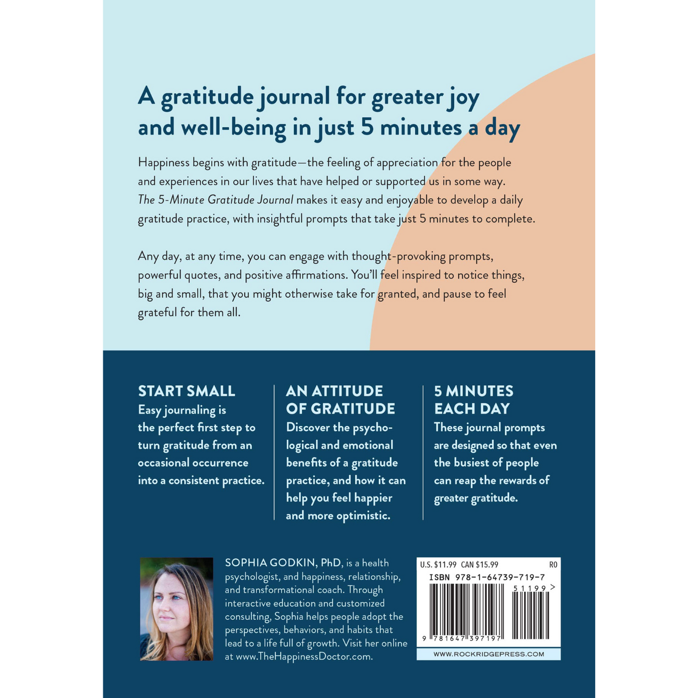 The 5-Minute Gratitude Journal: Give Thanks, Practice Positivity, Find Joy (Spiral Bound)