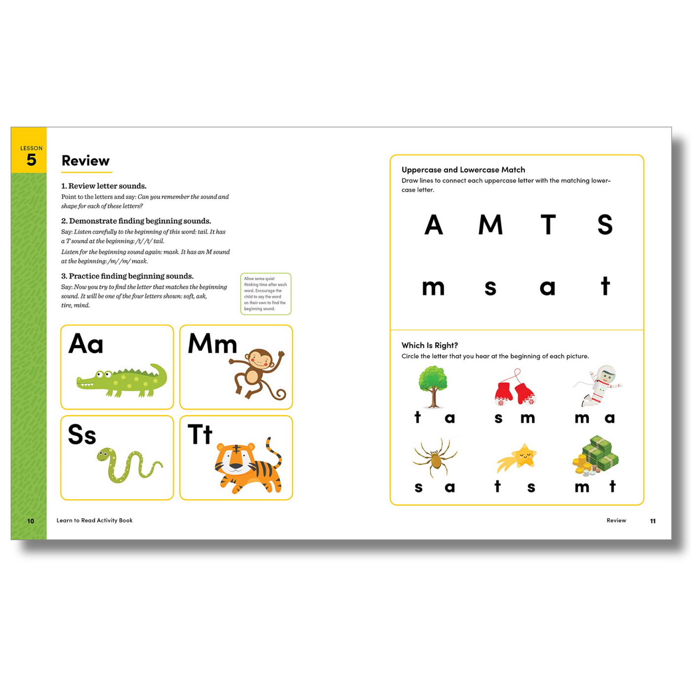 Learn to Read Activity Book: 101 Fun Lessons to Teach Your Child to Read (Spiral Bound)