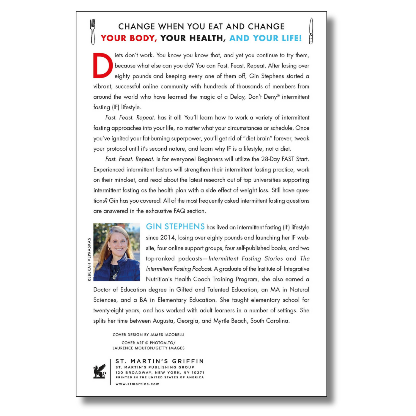 Fast. Feast. Repeat.: The Comprehensive Guide to Delay, Don't Deny® Intermittent Fasting--Including the 28-Day FAST Start (Spiral Bound)