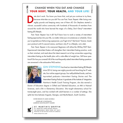 Fast. Feast. Repeat.: The Comprehensive Guide to Delay, Don't Deny® Intermittent Fasting--Including the 28-Day FAST Start (Spiral Bound)