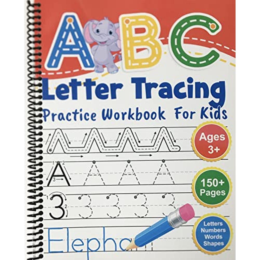 ABC Letter Tracing Practice Workbook for Kids: Learning To Write Alphabet, Numbers and Line Tracing. Handwriting Activity Book For Preschoolers, Kindergartens.