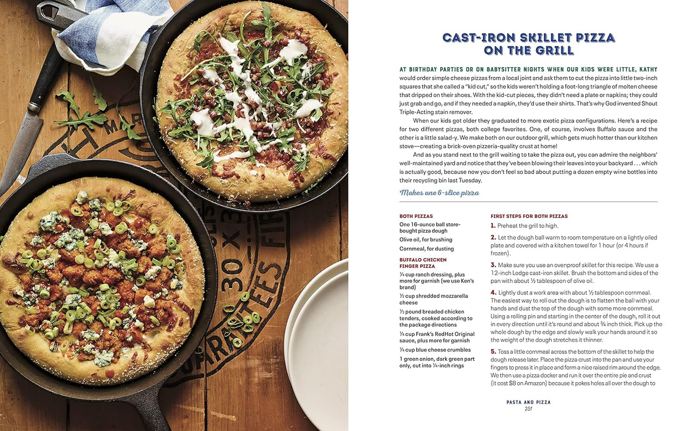 Page 251: Cast-Iron Skillet Pizza on the Grill