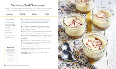 Page 202: Strawberry Swirl Cheesecakes