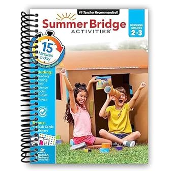 Front cover of Summer Bridge Activities 2nd to 3rd Grade Workbook