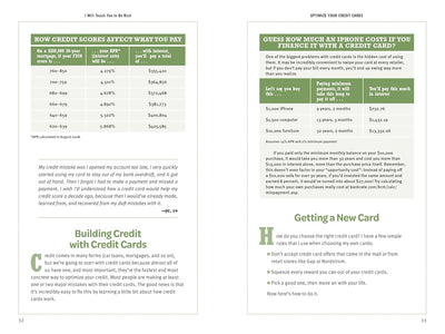 Pages 32 to 33 (Building Credit with Credit Cards & Getting a New Card)