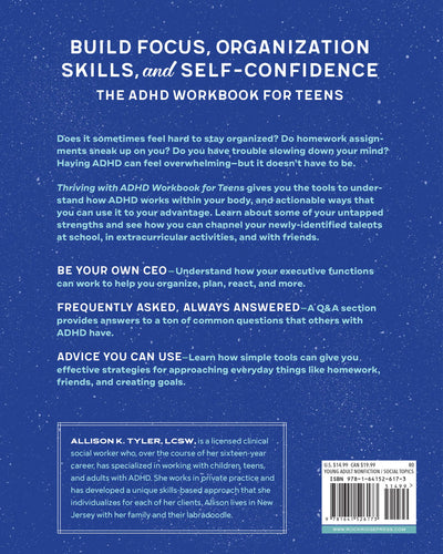 Back cover of Inside of Thriving with ADHD