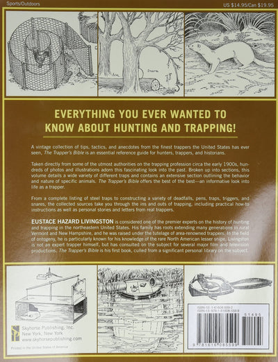 Back cover of The Trapper's Bible