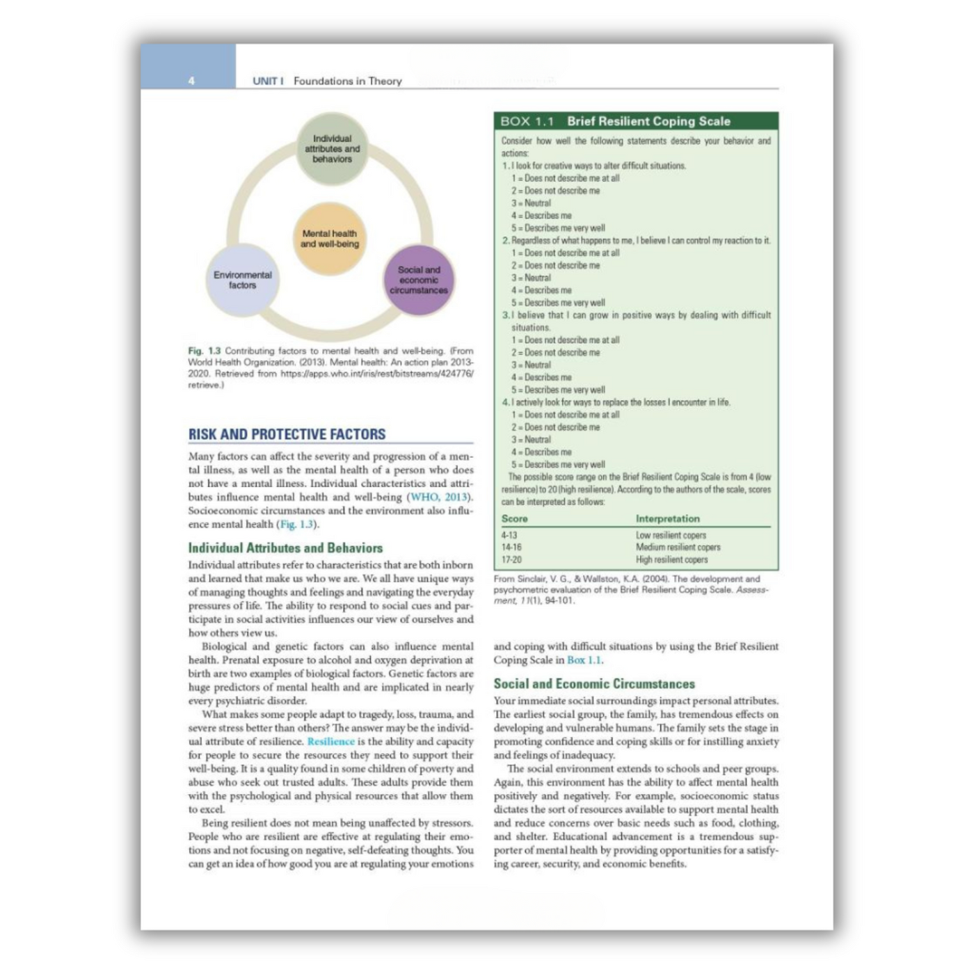 Page 4: Risk and Protective Factors