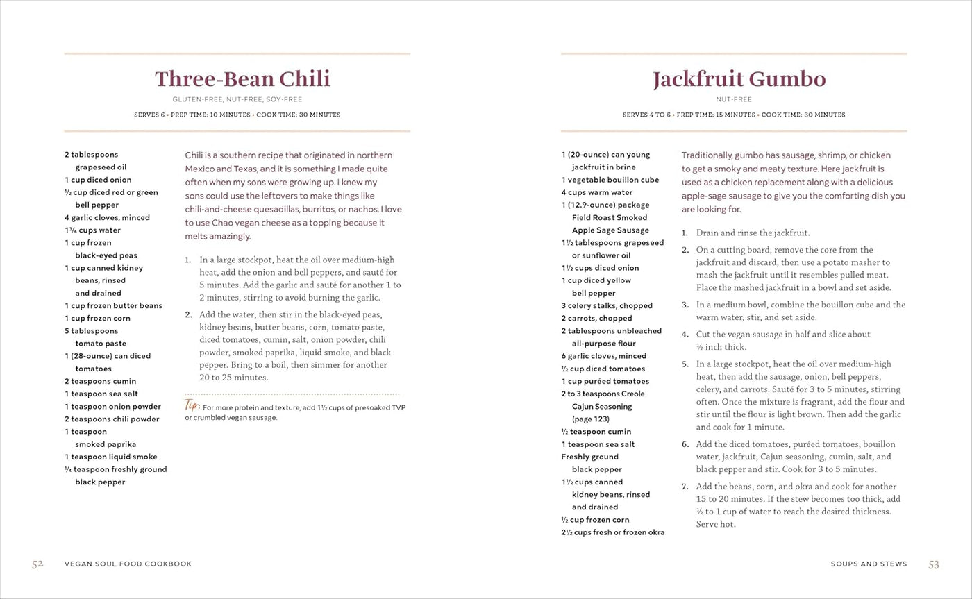Three-Bean Chili & Jackfruit Gumbo