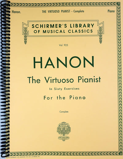Front Cover of Hanon: The Virtuoso Pianist in Sixty Exercises