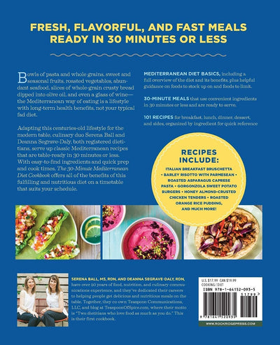 The 30-Minute Mediterranean Diet Cookbook (Spiral Bound)