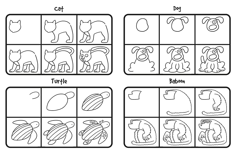 How to Draw 101 Animals (Spiral Bound)