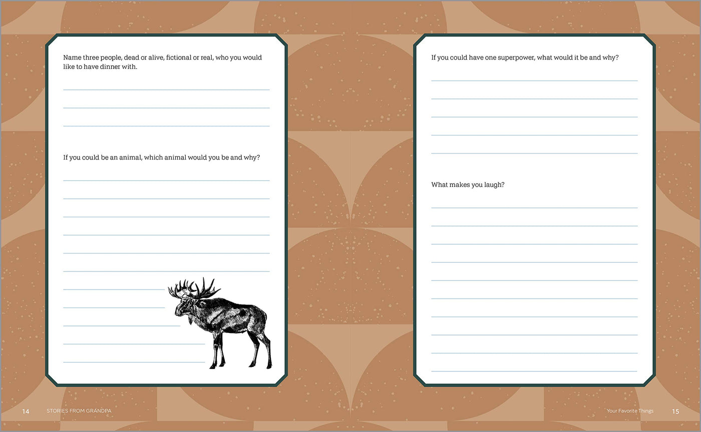 Stories from Grandpa: A Fill-In Journal and Family Keepsake (Spiral Bound)