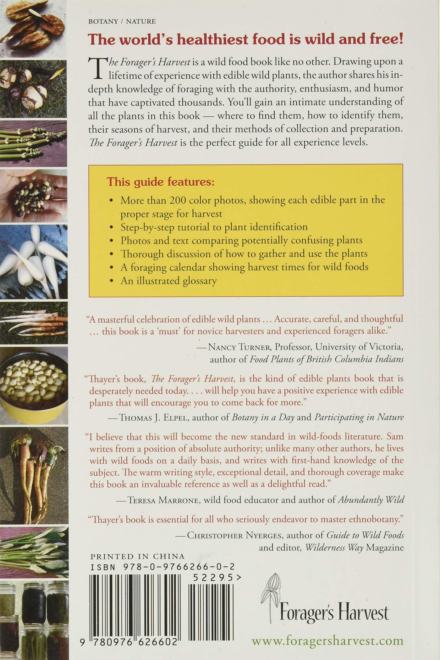 The Forager's Harvest: A Guide to Identifying, Harvesting, and Preparing Edible Wild Plants (Spiral Bound)
